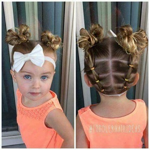 Плетения детям на короткие волосы 