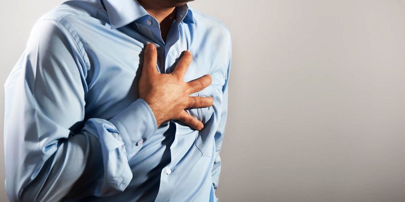 Давящие боли в груди при ишемии 