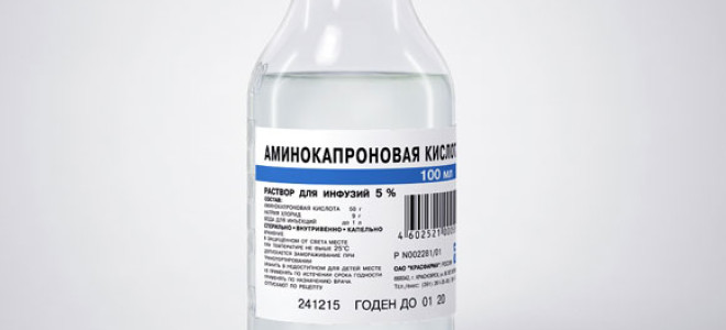 Ингаляции с Аминокапроновой кислотой: инструкция по применению