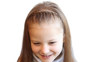 Как заплести колосок ребенку на короткие волосы? 