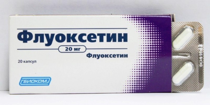 Препарат Флуоксетин в капсулах 